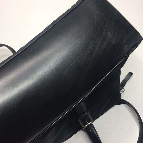 COACH Handbag Black Leather/PVC canvas Medium - Picture 7 of 7